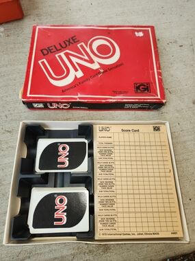 Deluxe UNO Card Game - Red Box